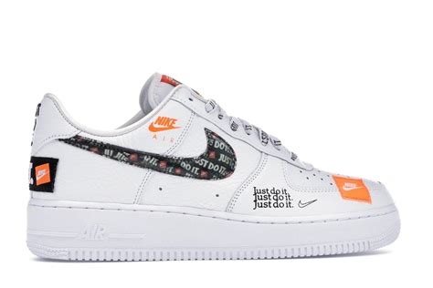 Nike Air Force 1 Low Just Do It Pack White Clear